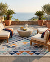 Bahama Breeze Outdoor Collection Area Rug -  Andros Rectangle Gray  lifestyle 22