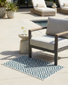 Urban Oasis Rugs Collection Area Rug -  Rooftop (Teal) Rectangle Teal  lifestyle 4