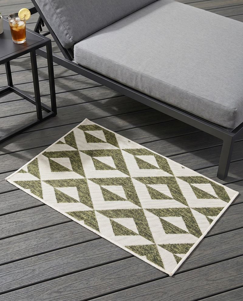 Urban Oasis Rugs Collection Area Rug -  Highrise (Green) Rectangle Green  lifestyle 20