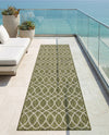 Savannah Pergola Collection Area Rug -  Pavilion (Green) Runner Green  lifestyle 40