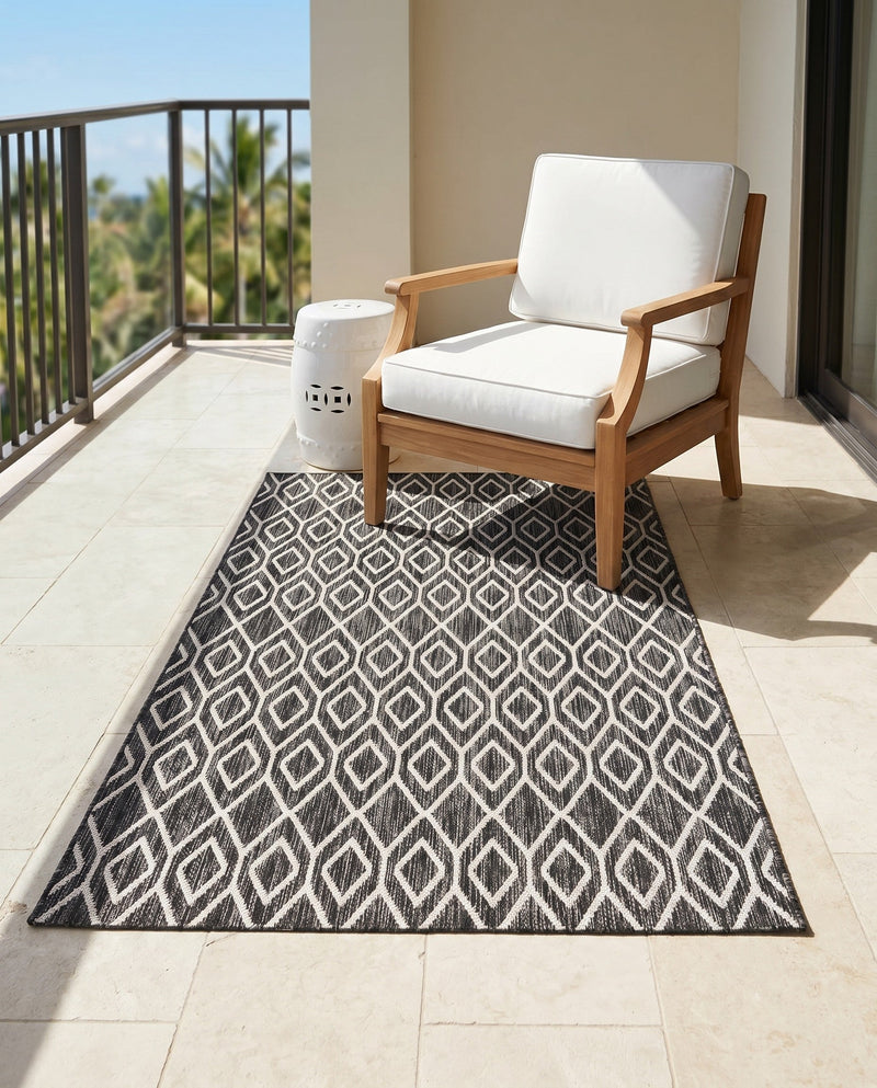 Urban Oasis Rugs Collection Area Rug -  Boulevard (Charcoal Gray) Rectangle Charcoal Gray  lifestyle 22