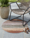 Urban Terrace Collection Area Rug -  Corsica Round Multi  lifestyle 74