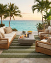 Urban Oasis Rugs Collection Area Rug -  District (Green) Rectangle Green  lifestyle 11