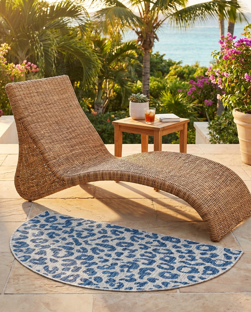 Savannah Escape Collection Area Rug -  Amazon (Blue) Hearth Blue  lifestyle 35