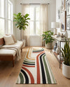 Urban Terrace Collection Area Rug -  Piazza Runner Multi  lifestyle 41