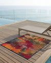 Urban Terrace Collection Area Rug -  Atrium Rectangle Multi  lifestyle 28