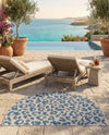 Savannah Escape Collection Area Rug -  Amazon (Blue) Hearth Blue  lifestyle 36