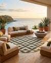 Urban Oasis Rugs Collection Area Rug -  Highrise (Green) Round Green  lifestyle 65
