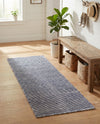 Jill Zarin Sedona Oasis Outdoor Collection Area Rug - Coconino (Navy Sky) Runner Navy Sky  lifestyle 57