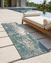 Seaside Haven Rugs Collection Area Rug -  Schooner Runner Blue  lifestyle 68