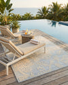 Bahama Breeze Outdoor Collection Area Rug -  Eleuthera Rectangle Gray  lifestyle 39