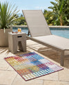 Urban Terrace Collection Area Rug -  Atrium Rectangle Multi  lifestyle 24