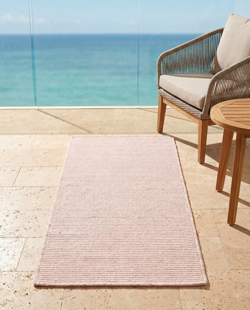 Jill Zarin Sedona Oasis Outdoor Collection Area Rug - Coconino (Pink Roses) Runner Pink Roses  lifestyle 64