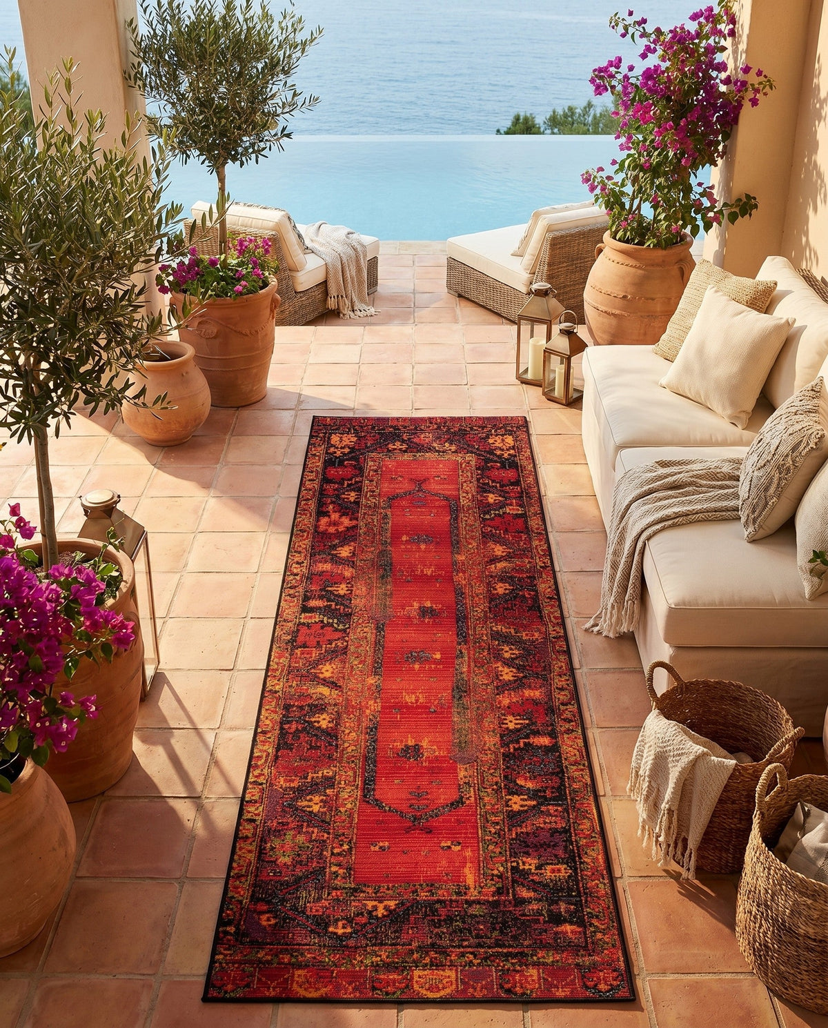 Safari Escape Rugs Collection Area Rug - Serengeti Runner Multi  lifestyle 161