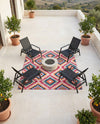 Mesa Oasis Rugs Collection Area Rug - Sedona Square Multi  lifestyle 56