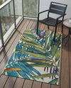 Seaside Blooms Collection Area Rug -  Arcadia Rectangle Multi  lifestyle 39