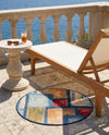 Urban Terrace Collection Area Rug -  Portico Round Multi  lifestyle 79