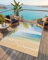 Seaside Haven Rugs Collection Area Rug -  Tides Rectangle Multi  lifestyle 3