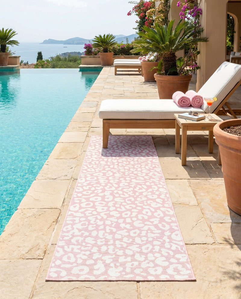 Savannah Escape Collection Area Rug -  Amazon (Pink Ivory) Runner Pink Ivory  lifestyle 43