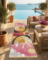 Urban Terrace Collection Area Rug -  Skyline Runner Multi  lifestyle 72
