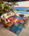 Urban Terrace Collection Area Rug -  Laneway Rectangle Multi  lifestyle 57