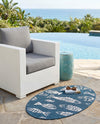 Seaside Haven Rugs Collection Area Rug -  Oceanview Oval Blue  lifestyle 26