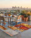 Urban Terrace Collection Area Rug -  Arbour Square Multi  lifestyle 36