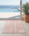 Desert Nomad Terrace Collection Area Rug - Sahara (Pink) Rectangle Pink  lifestyle 7