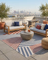 Urban Oasis Rugs Collection Area Rug -  Loft Rectangle Blue  lifestyle 27