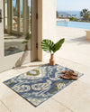 Urban Terrace Collection Area Rug -  Vista Rectangle Blue  lifestyle 17