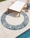 Savannah Escape Collection Area Rug - Serengeti Round Ivory  lifestyle 53
