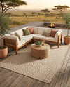 Savannah Escape Collection Area Rug - Mara Rectangle Khaki  lifestyle 12