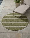 Urban Oasis Rugs Collection Area Rug -  District (Green) Round Green  lifestyle 28