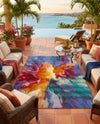Urban Terrace Collection Area Rug -  Laneway Rectangle Multi  lifestyle 29
