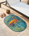 Seaside Haven Rugs Collection Area Rug -  Tidepool Oval Multi  lifestyle 45