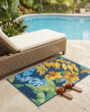 Seaside Blooms Collection Area Rug -  Grove Rectangle Multi  lifestyle 14