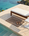 Terrace Fringe Collection Area Rug - Veranda (Brown) Rectangle Brown  lifestyle 30