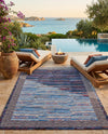 Urban Terrace Collection Area Rug -  Oasis Rectangle Multi  lifestyle 6