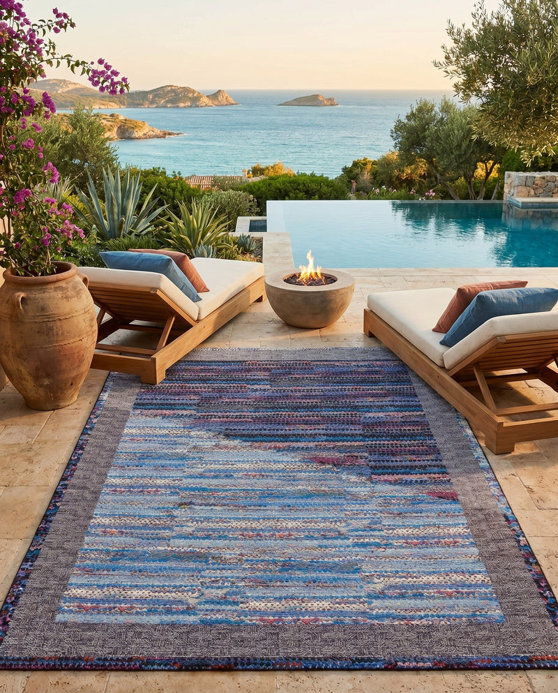 Urban Terrace Collection Area Rug -  Oasis Rectangle Multi  lifestyle 6