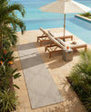 Urban Terrace Collection Area Rug -  Chelsea (Gray) Runner Gray  lifestyle 73