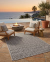 Urban Oasis Rugs Collection Area Rug -  Rooftop (Charcoal Gray) Rectangle Charcoal Gray  lifestyle 13