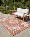 Urban Oasis Rugs Collection Area Rug -  Penthouse (Rust Red) Rectangle Rust Red  lifestyle 25