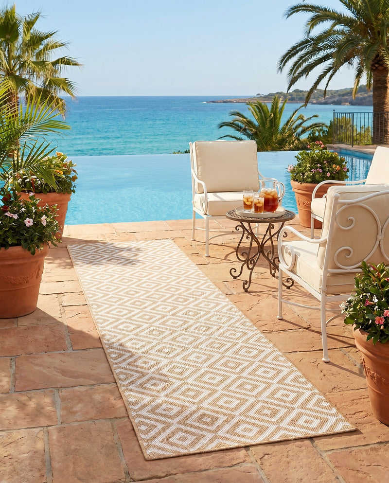 Urban Oasis Rugs Collection Area Rug -  Rooftop (Beige) Runner Beige  lifestyle 55