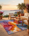 Urban Terrace Collection Area Rug -  Laneway Rectangle Multi  lifestyle 25