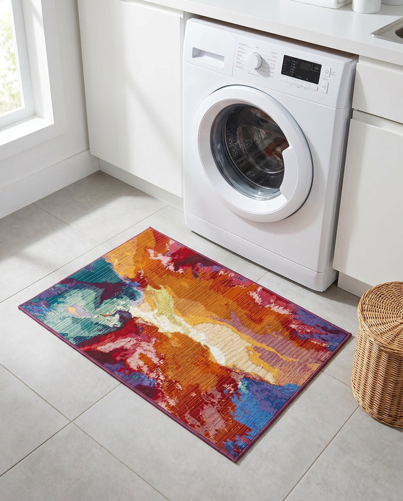 Urban Terrace Collection Area Rug -  Laneway Rectangle Multi  lifestyle 39