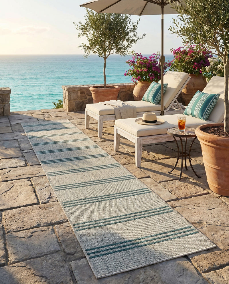 Urban Oasis Rugs Collection Area Rug -  District (Light Gray) Runner Light Gray  lifestyle 57