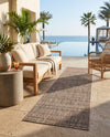 Seaside Stripes Collection Area Rug -  Boardwalk (Natural) Runner Natural  lifestyle 68