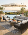 Urban Oasis Rugs Collection Area Rug -  Rooftop (Charcoal Gray) Rectangle Charcoal Gray  lifestyle 20