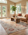 Seaside Blooms Collection Area Rug - Seychelles Rectangle Beige  lifestyle 40