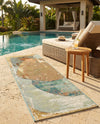 Urban Terrace Collection Area Rug -  Portico Runner Multi  lifestyle 12
